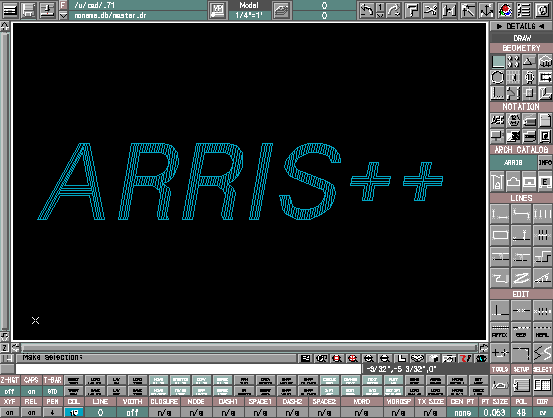 ARRIS++ Screen Image